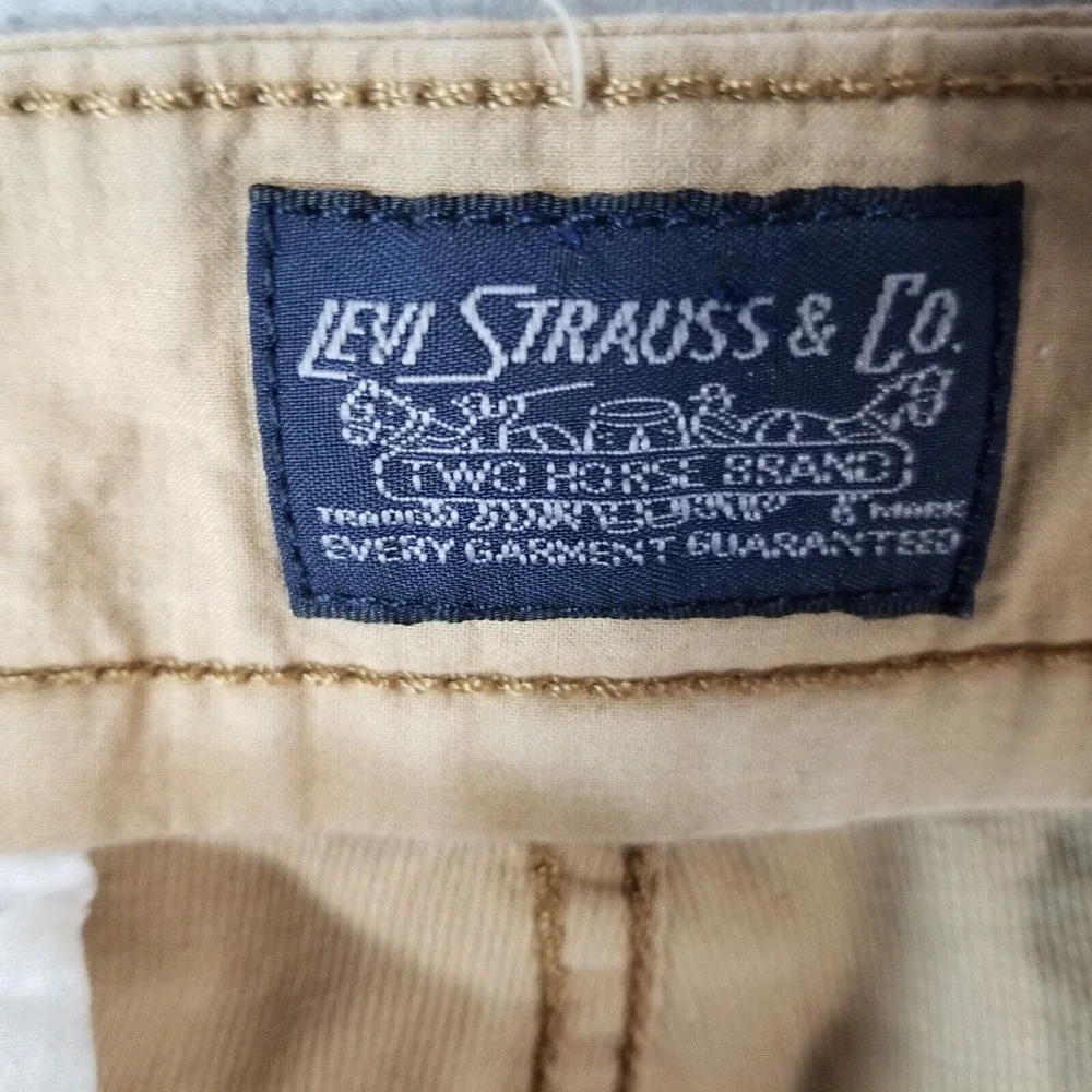 Levi's cargo shorts men's 36x11 beige outdoor‎ Urban grunge